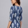 WhatsApp Image 2026-05-26 at 3.56.28 PM (2) Women's Blue White Printed Short Kurti
