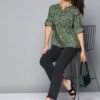WhatsApp Image 2026-05-26 at 4.00.32 PM (6) Women's Green Printed Short Kurti