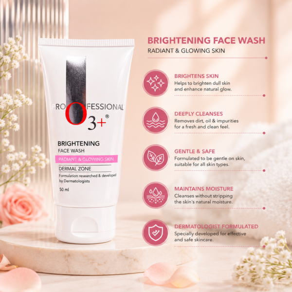 O3+ Brightening Face Wash – Radiant & Glowing Skin