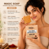 Ghar Magic Soap with Saffron & Sandalwood – Body Tan Removal