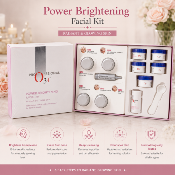 O3+ Power Brightening Facial Kit – Radiant Glowing Skin