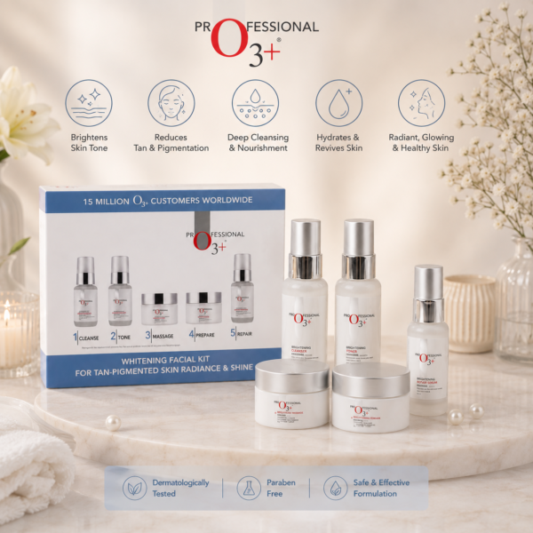 O3+ Whitening Facial Kit for Tan & Pigmented Skin