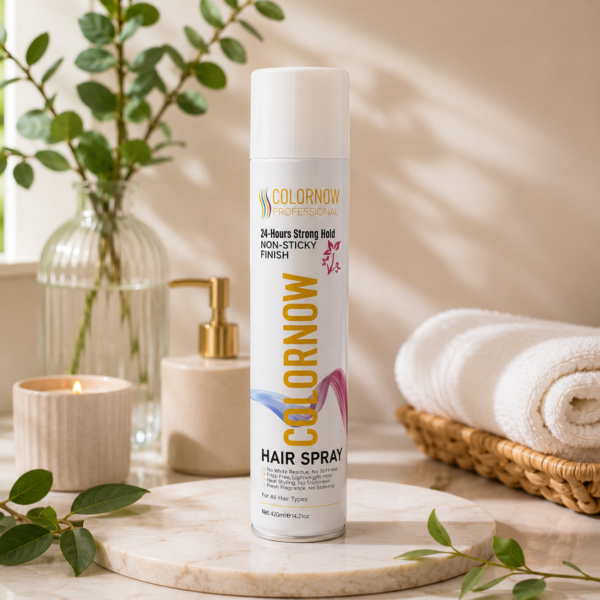 ColorNow Professional Hair Spray – 24hr Strong Hold 420ml